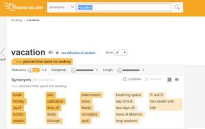 Thesaurus